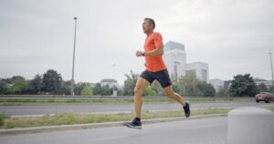 Atletas na Maratona de Santo Antônio em Belterra