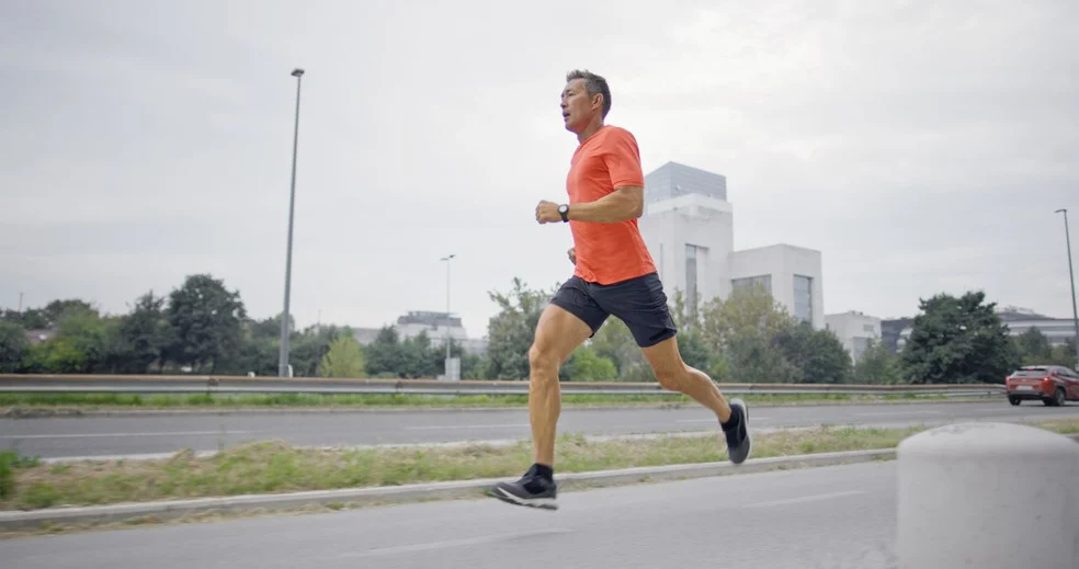 Atletas na Maratona de Santo Antônio em Belterra