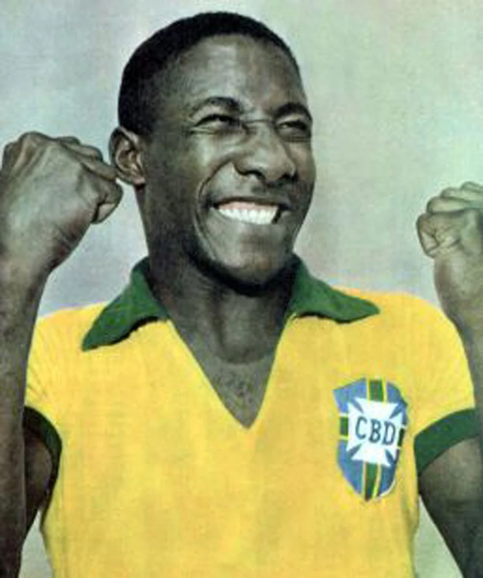 Djalma Santos em foto histórica