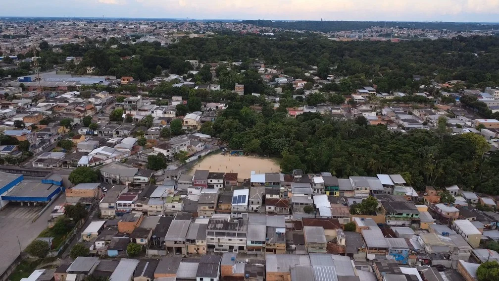 Asteka de Manaus campo comunitário no Coroado