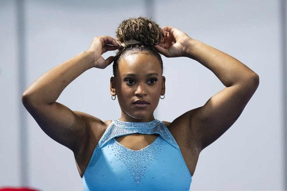 Rebeca Andrade salto no Pan do Rio