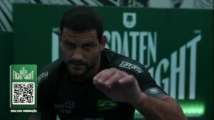 Alex Poatan Pereira em imagem promocional do filme Onslaught