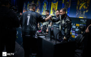 Jogador fer da Gaimin Gladiators durante o IEM Cologne Major 2026