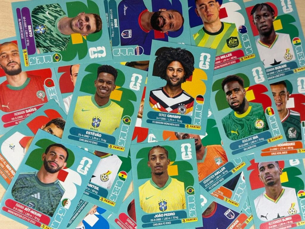 Jogadores de futebol representados no álbum de figurinhas da Copa do Mundo 2026