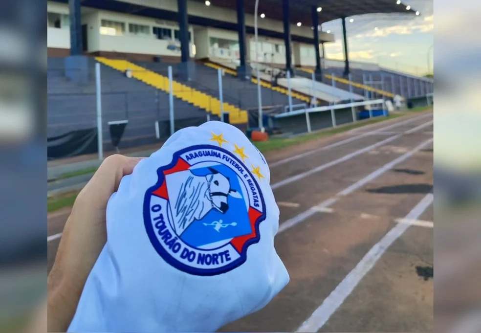 Araguaína Série D: jogadores no Mirandão