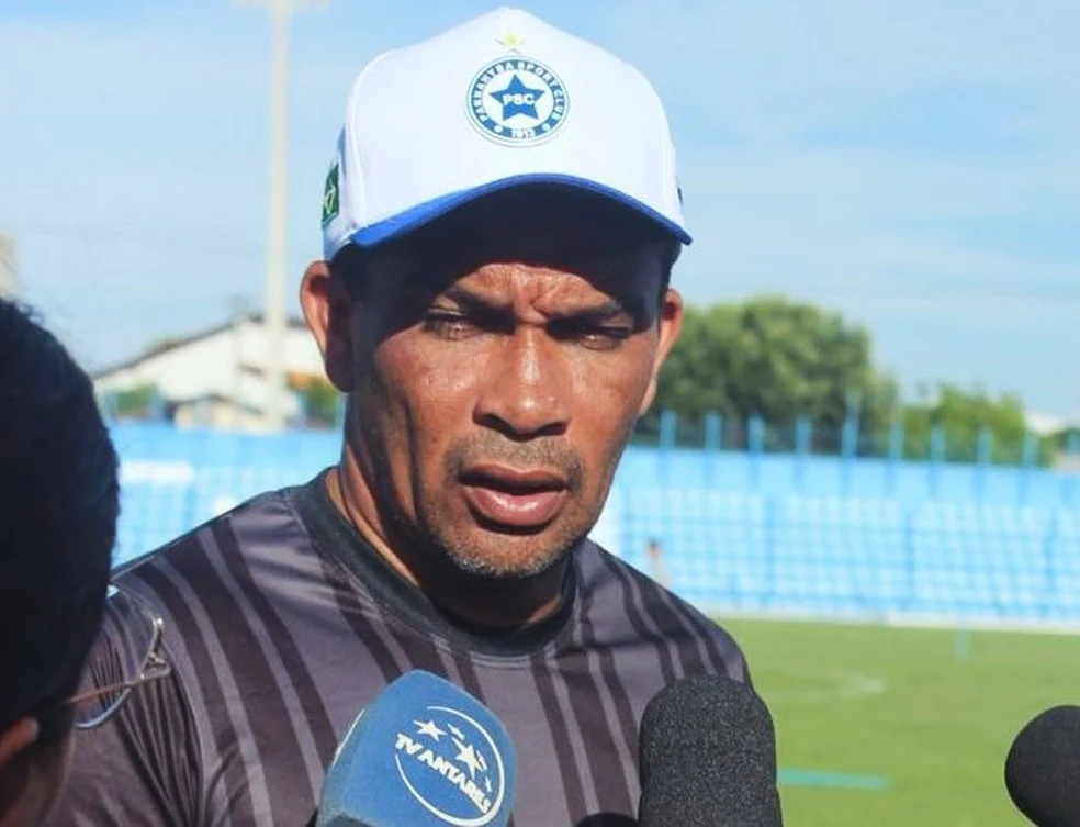 Zé Augusto em treino do Parnahyba Série D