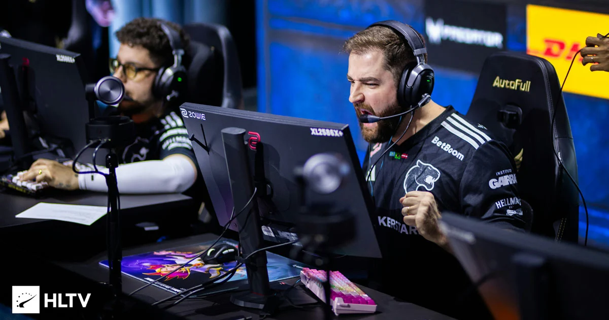FURIA IEM Cologne: jogadores comemoram classificação