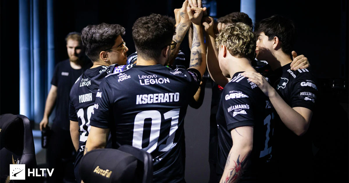 FURIA final Major: jogadores da equipe comemoram vaga