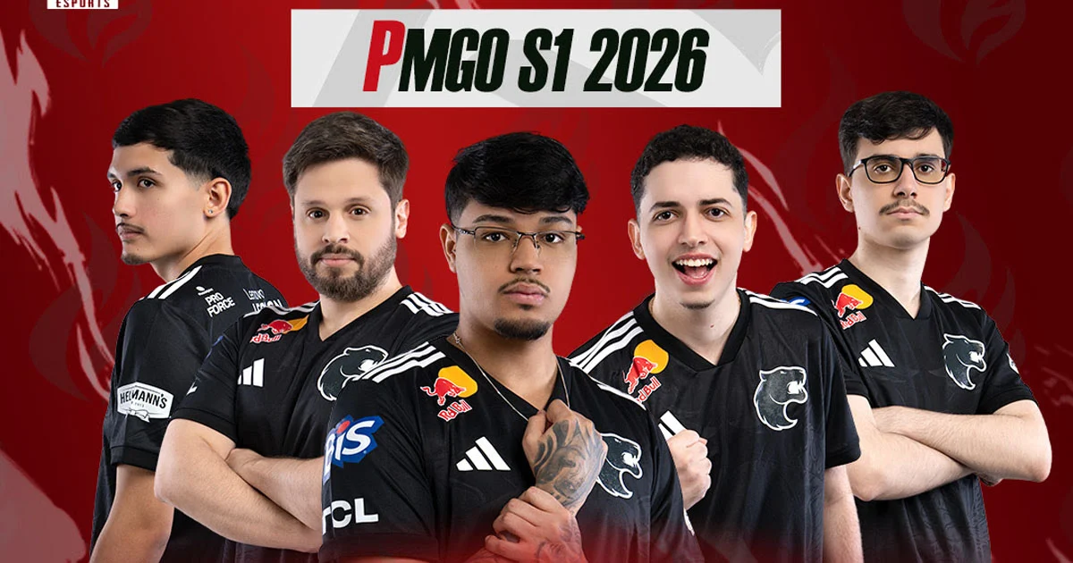 FURIA 3º lugar no pódio do PUBG Mobile Global Open 2026