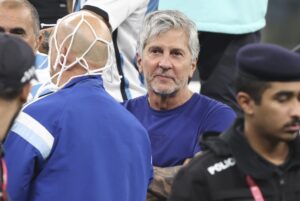 Jorge Horacio, pai de Messi, na final da Copa do Mundo de 2022