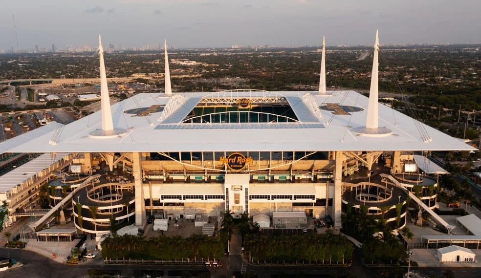 Estádio em Miami com risco de chuva para jogo do Brasil