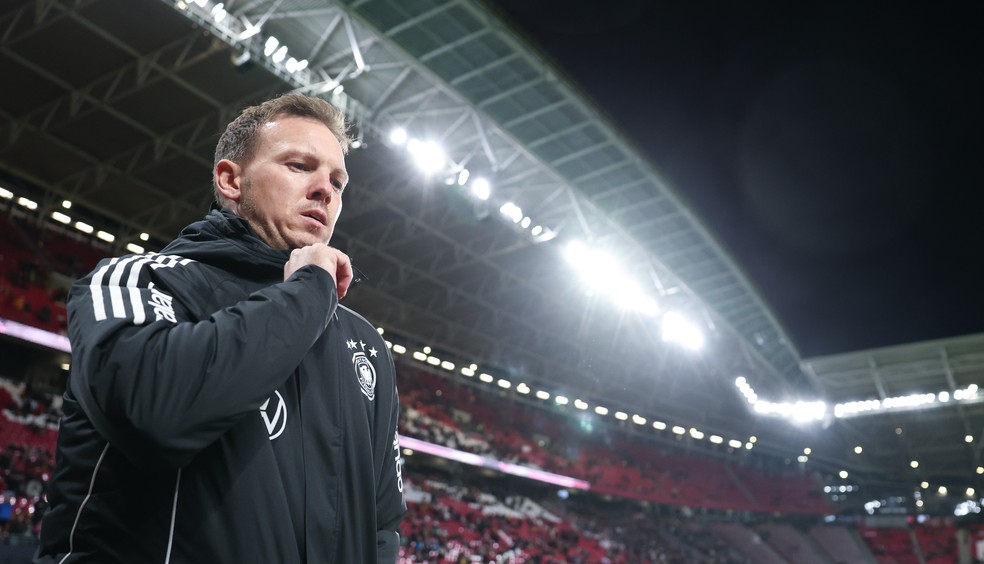 Julian Nagelsmann durante preparação da Alemanha Copa 2026