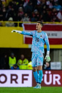 Florian Wiegele, um dos jogadores mais altos da Copa do Mundo 2026
