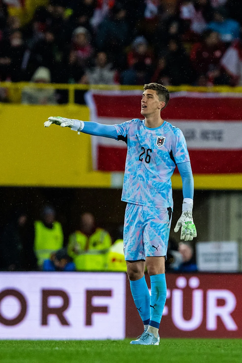 Florian Wiegele, um dos jogadores mais altos da Copa do Mundo 2026