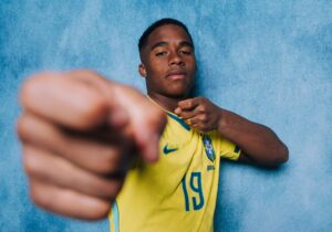 Endrick na Seleção em ensaio para a Copa do Mundo