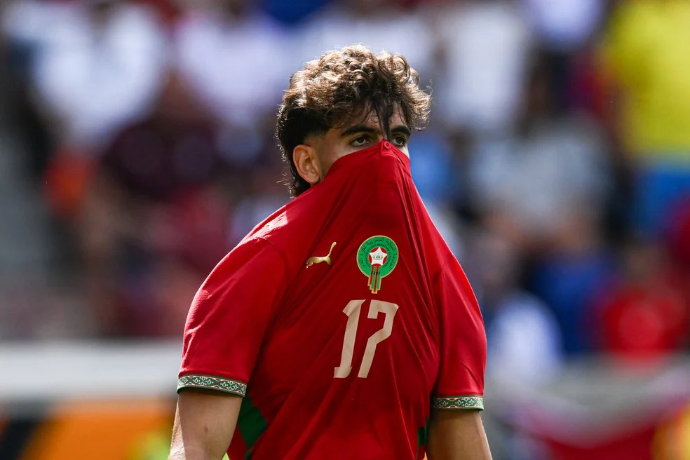 Abde Ezzalzouli em campo — Marrocos troca confirmada por lesão