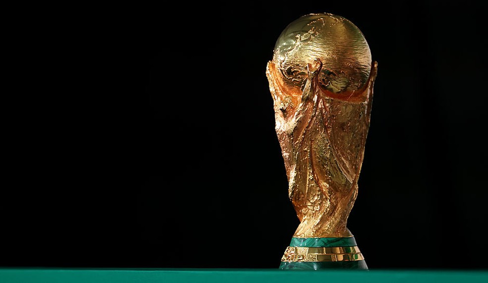 Premiação da Copa do Mundo 2026 — taça em close