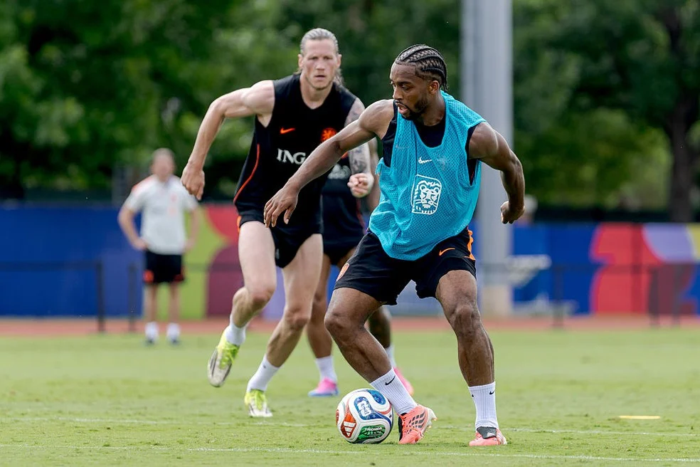 Quinten Timber em treino da Holanda
