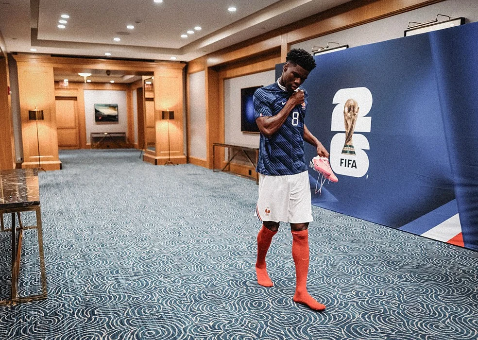 Tchouameni em media day: rotina da França na concentração