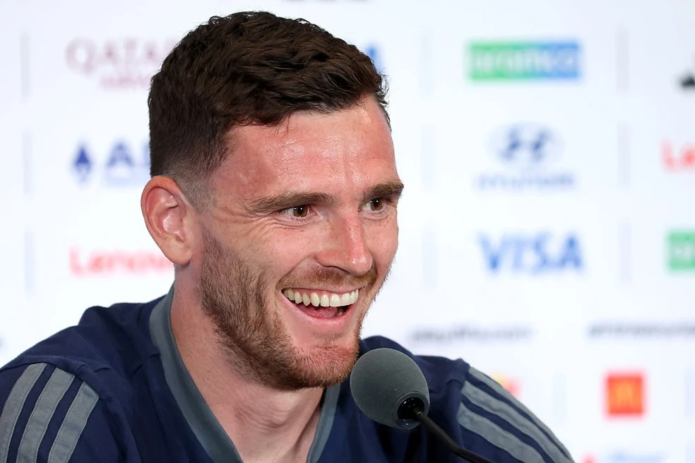 Andy Robertson quer fazer história diante do Brasil — Escócia vencer Brasil