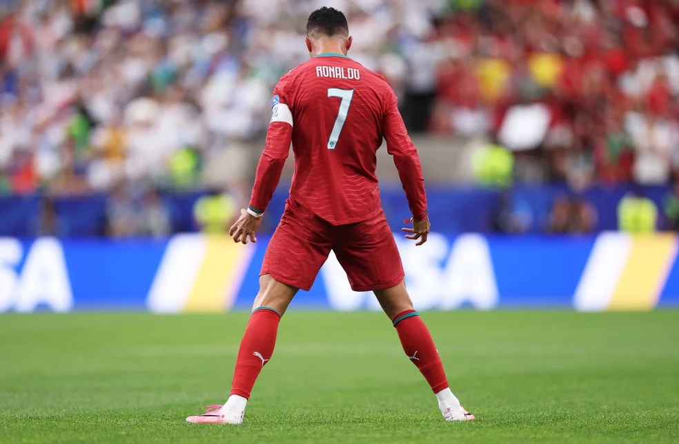 Cristiano Ronaldo comemora gol pela seleção na Copa do Mundo