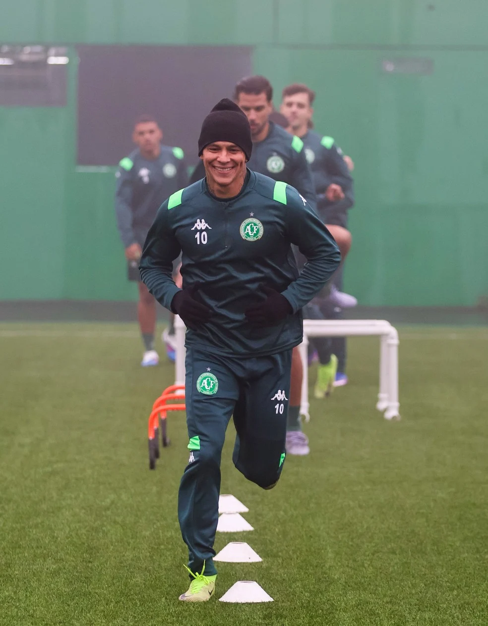Chapecoense se reapresenta: Giovanni Augusto em treino na Arena Condá