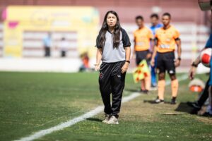 Gleide Costa durante a Copinha Feminina