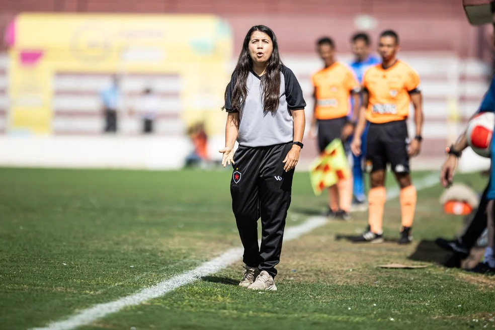 Gleide Costa durante a Copinha Feminina