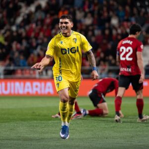 Brian Ocampo no Coritiba: atacante uruguaio em negociação — Divulgação/Cádiz