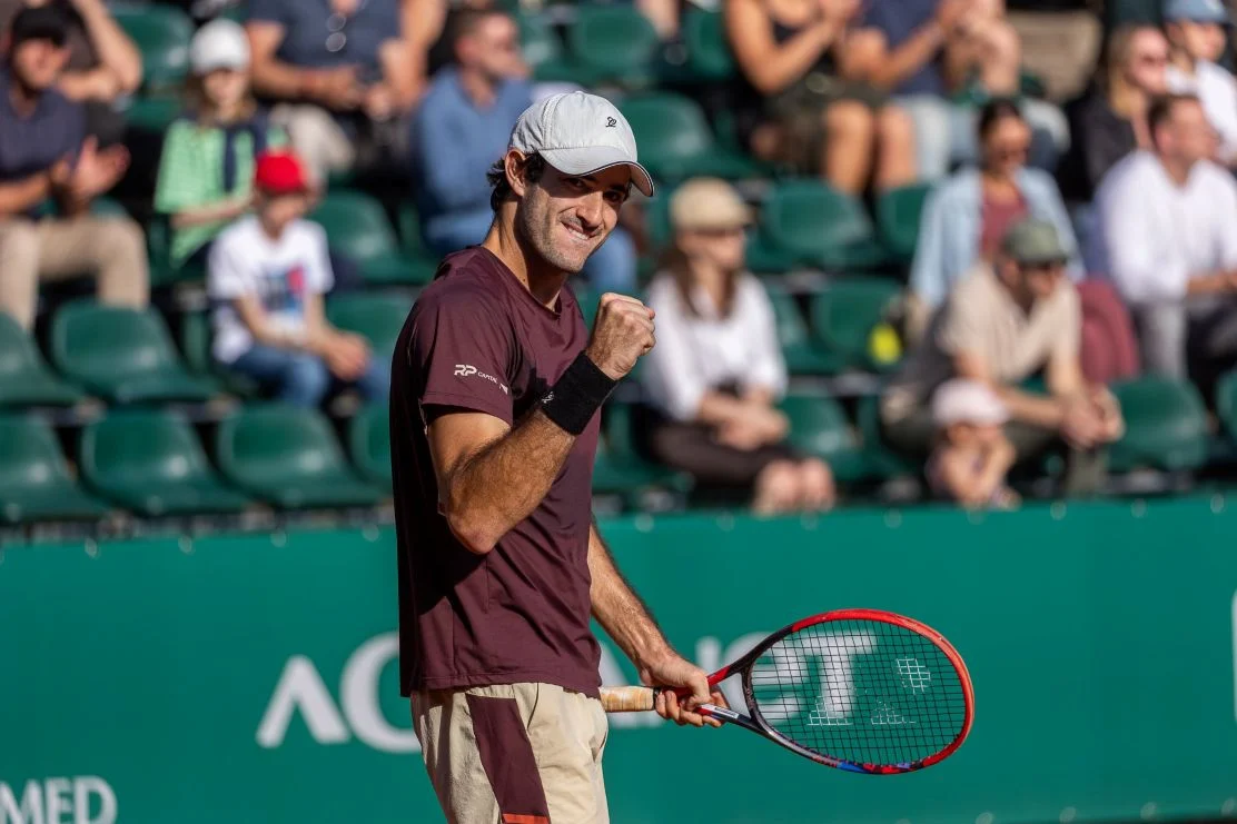 Heide semifinal Polônia: jogadora vibra em quadra