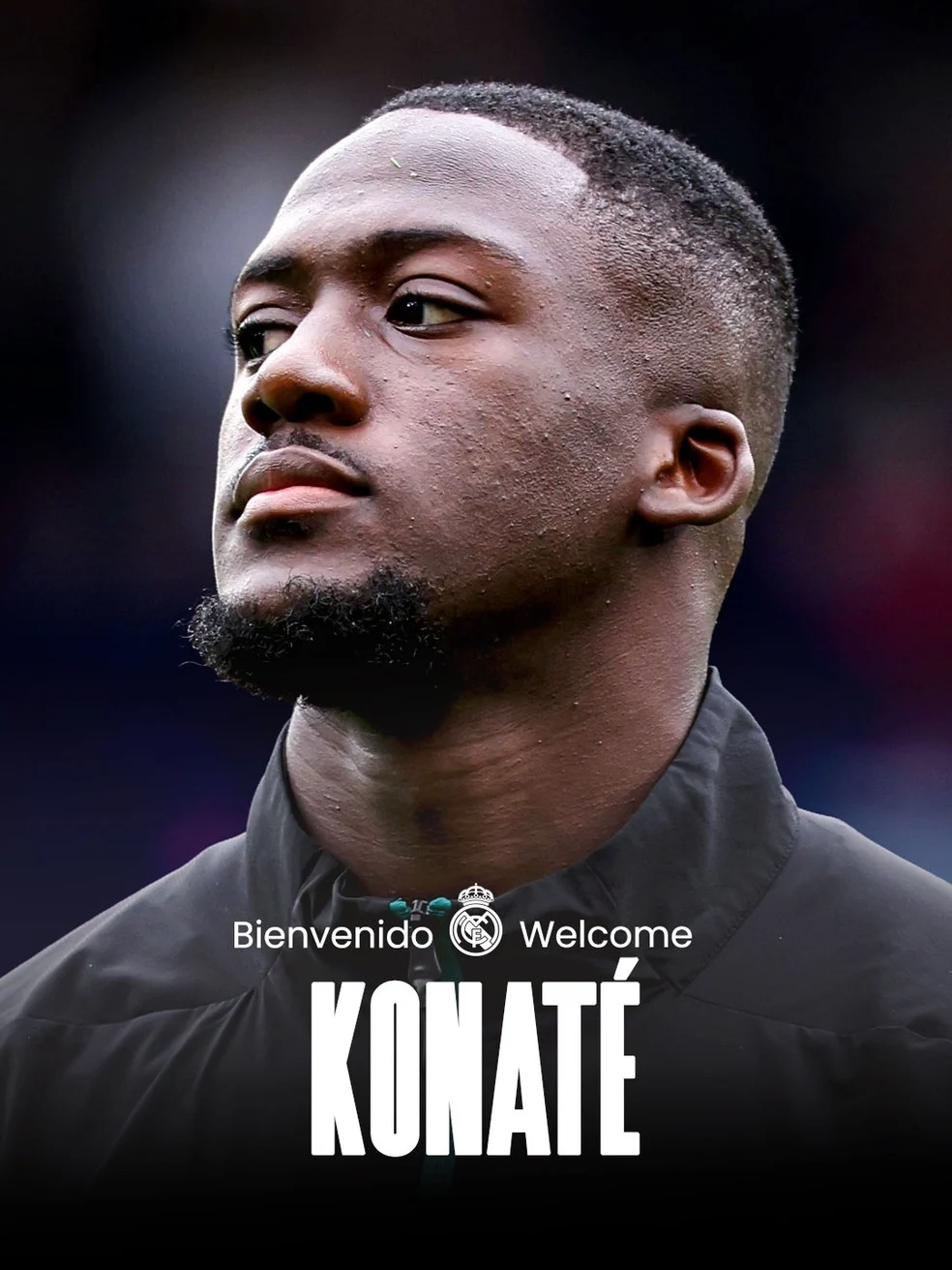 Ibrahima Konaté com a camisa do clube — Konaté no Real Madrid