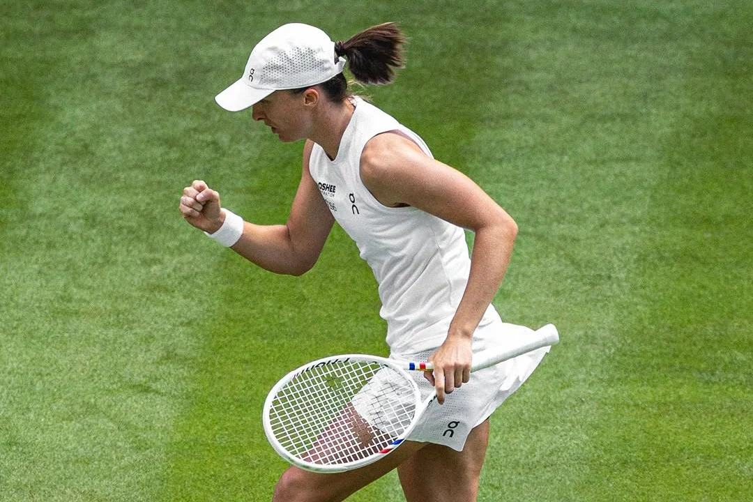 Iga inicia a defesa do título em Wimbledon