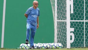 Serginho Palmeiras como massagista do clube e da Seleção Brasileira