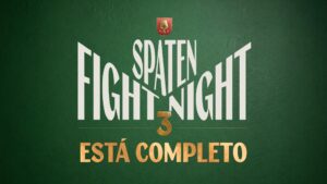 Cartaz do Spaten Fight Night com lendas do MMA e atletas olímpicos — Spaten Fight Night