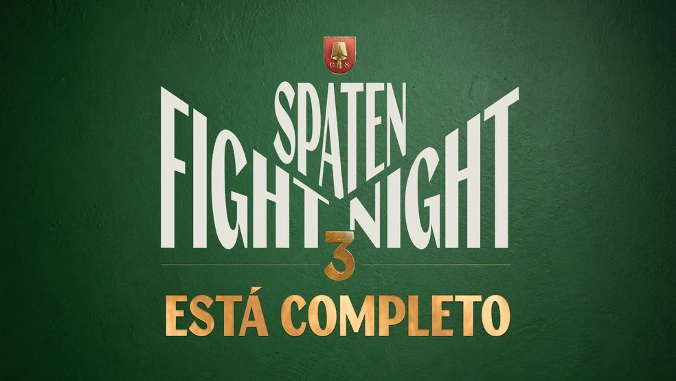 Cartaz do Spaten Fight Night com lendas do MMA e atletas olímpicos — Spaten Fight Night
