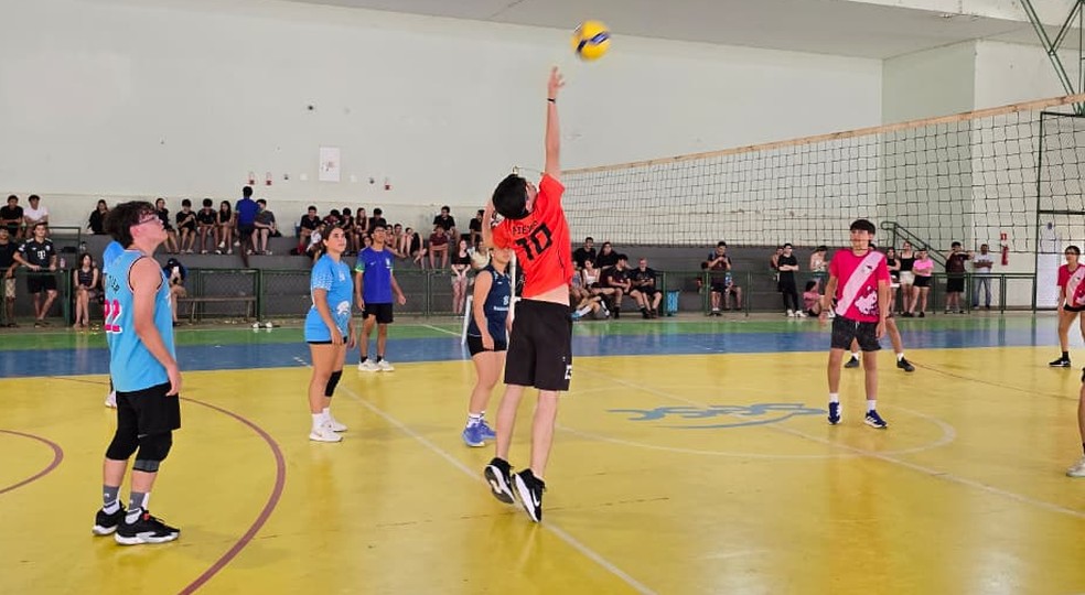 Ginásio do Sesc Bosque em Rio Branco onde acontece a Copa Sesc de Vôlei Escolar