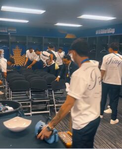 Iraque limpa vestiário no Estádio de Boston