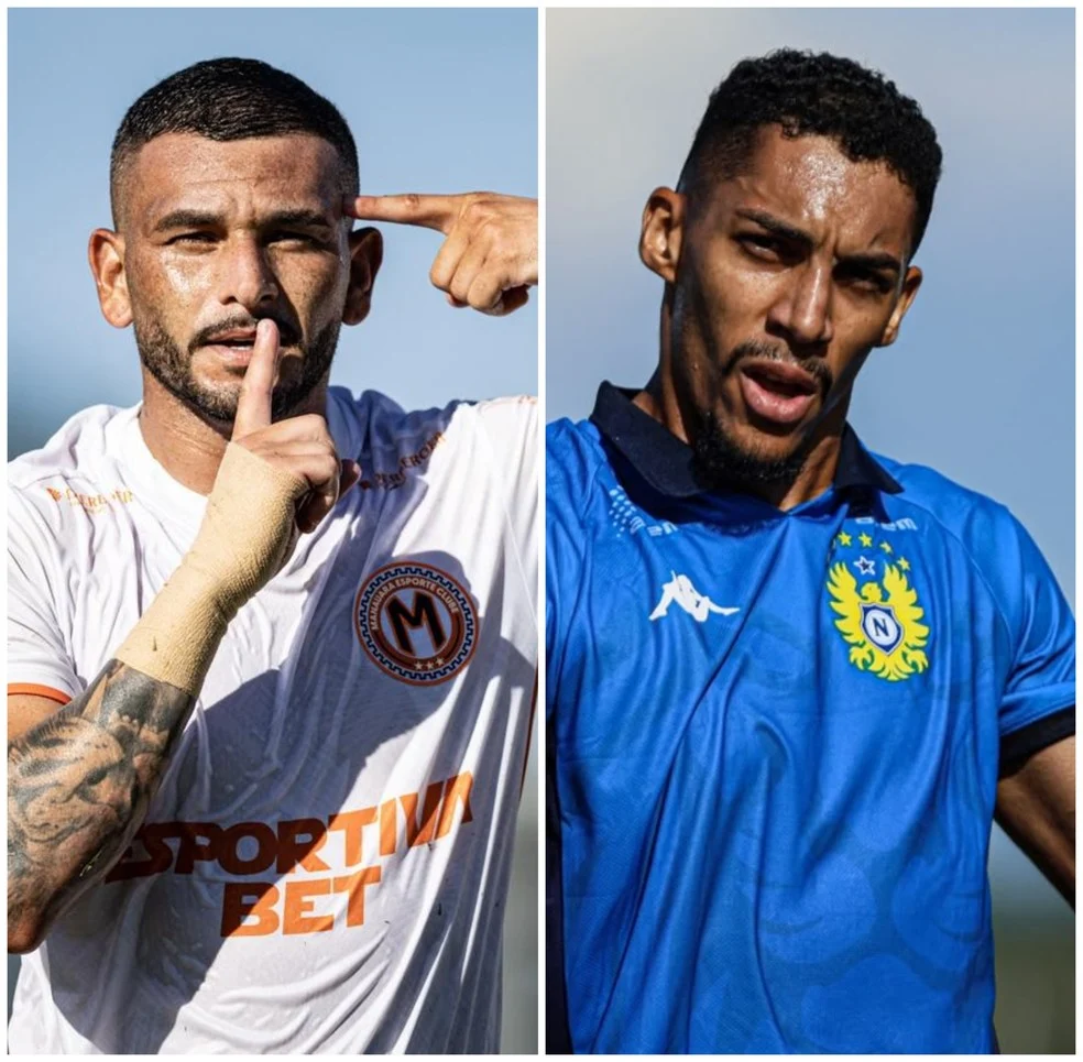 Jogadores do Manauara e Nacional-AM na Série D 2026