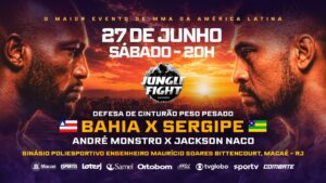 Jungle Fight 152: cartaz do evento em Macaé