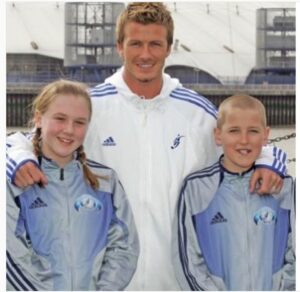 Harry Kane com Beckham