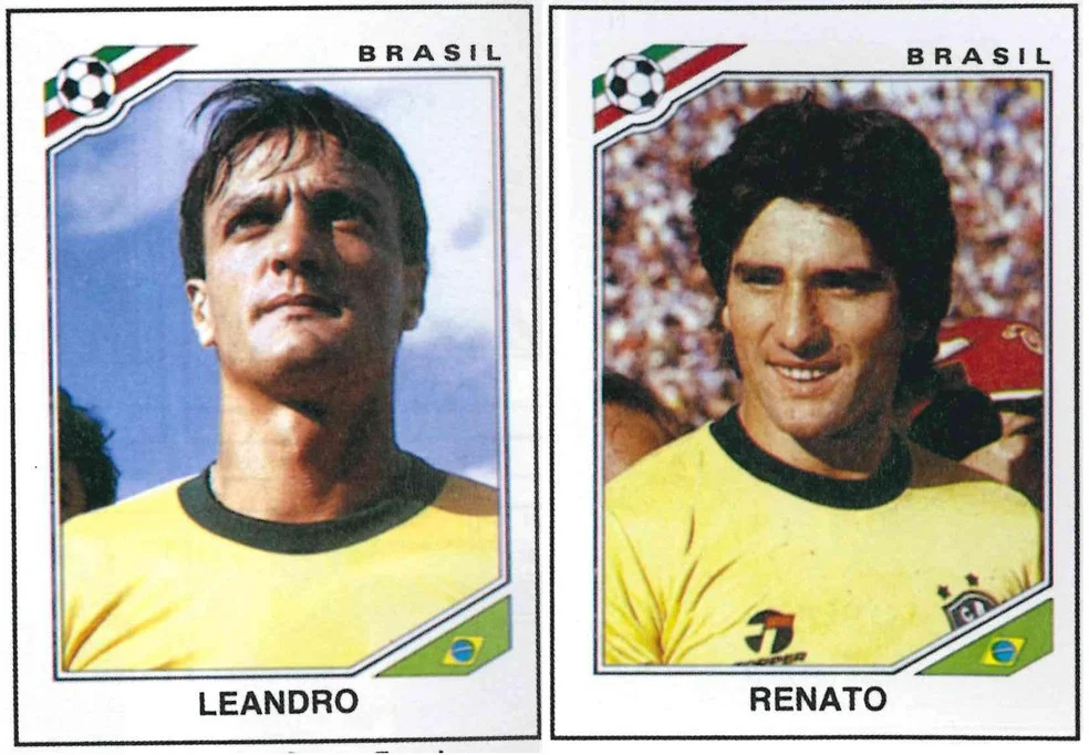 Renato Gaúcho e Leandro em 1986