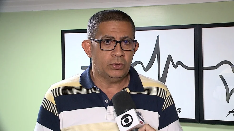 Luís Carlos, presidente do Conselho Deliberativo do Moto Club em pronunciamento