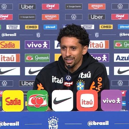 Marquinhos zagueiro e capitão da seleção brasileira