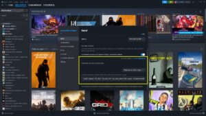 opções de inicialização CS2 na tela de configurações