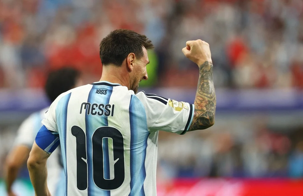 Lionel Messi em campo — Amar Messi no Mundial