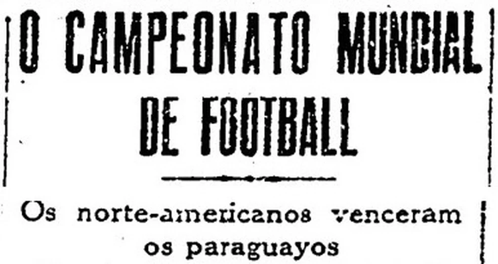 Arquivo de 1930: Estados Unidos x Paraguai na Copa