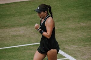 Pegula Berlim final - Pegula vibra após semifinal em Berlim