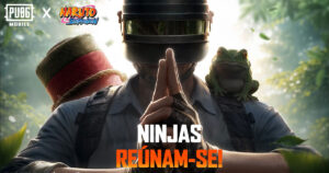 Soldado com capacete fazendo selo de mão — PUBG Mobile Naruto