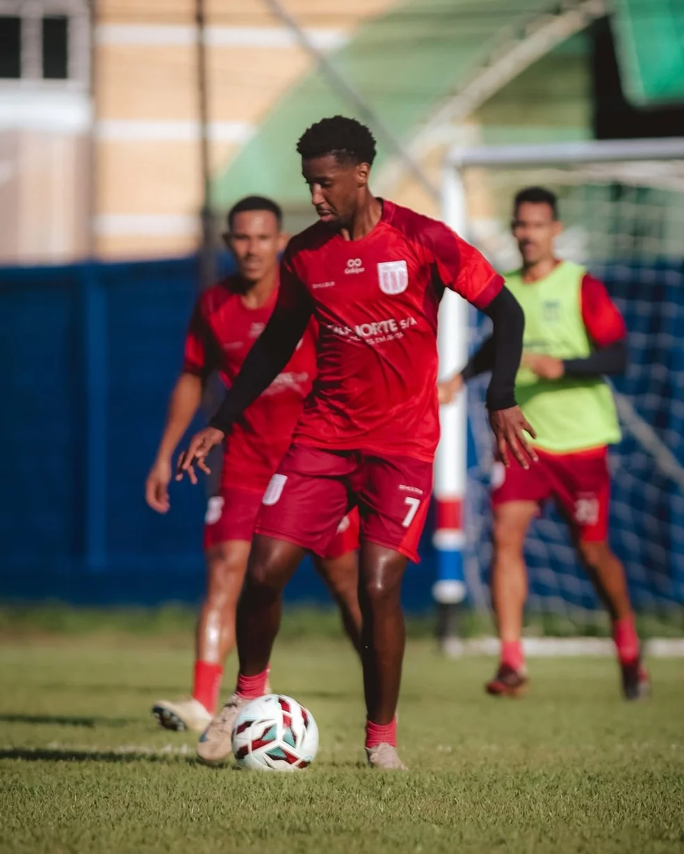 Jogadores do Maranhão na Série C em reapresentação no CT Parque Valério Monteiro