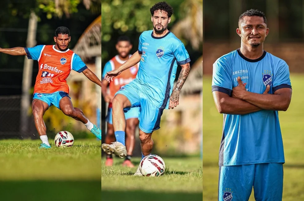 São Raimundo-RR reforços: Railson, João Cardoso e Raylson Miranda em treino